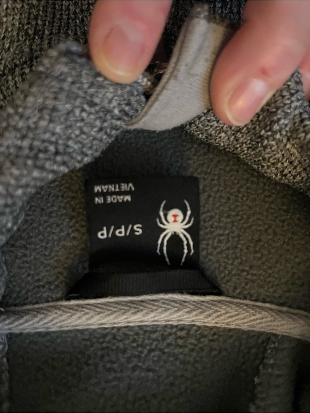 Spider Women’s Hooded Zip-Front Jacket - Gray - Picture 7 of 7